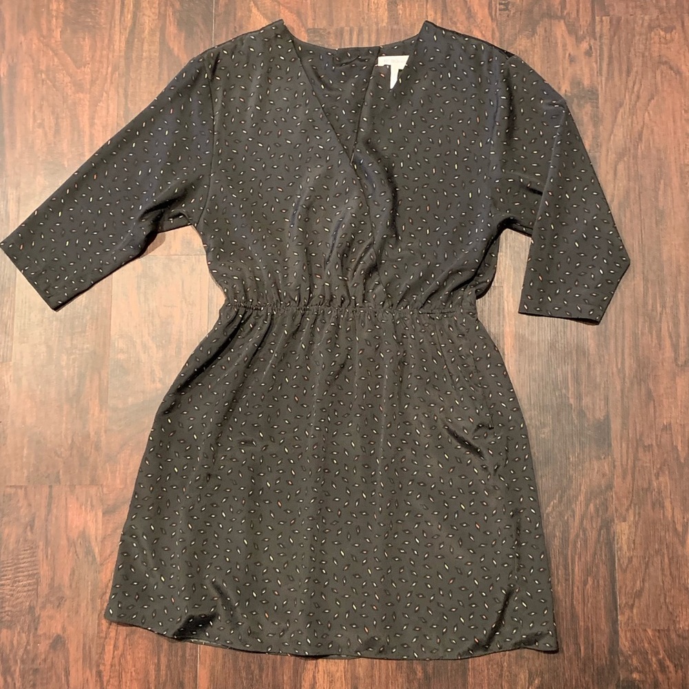 BCBGeneration Geo print dress with open back